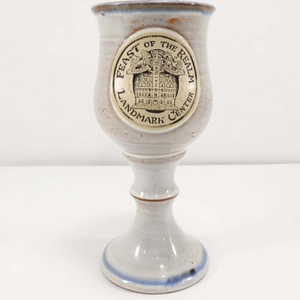 Feast of the Realm Goblet Medieval Banquet Landmark Center St. Paul MN Pottery